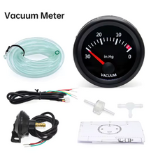 Load image into Gallery viewer, 52mm 2" 12V Vacuum Pressure Gauge Meter Kit Analogue