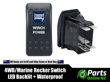 Load image into Gallery viewer, Waterproof Rocker Switch WINCH POWER for 4WD Off Road Marine