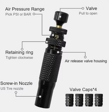 Load image into Gallery viewer, Automatic Tyre Deflator 10–30 PSI / 0.7–2.1 BAR – Preset Auto Stop 4WD Air Down Tool