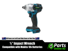 Load image into Gallery viewer, 1/2" Impact Wrench - Compatible with Makita 18v Batteries