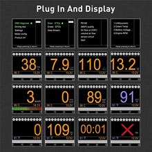 Load image into Gallery viewer, OBD2 OBDII Multifunction Gauge and Code Reader AUTOOL X60 Boost, volt, temp etc