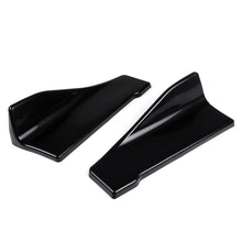 Load image into Gallery viewer, Universal Aero Rear Bumper Lip / Winglets / Side Skirt Extension Winglet (34cm)