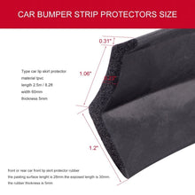 Load image into Gallery viewer, Universal Front Rear Side Bumper Lip Splitter Spoiler Valance Chin Car Lip 2.5M