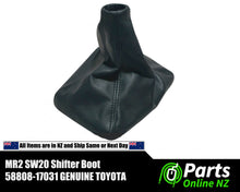 Load image into Gallery viewer, MR2 SW20 MK2 Shifter Boot gear gaiter leather 58808-17031-C0 TOYOTA Genuine