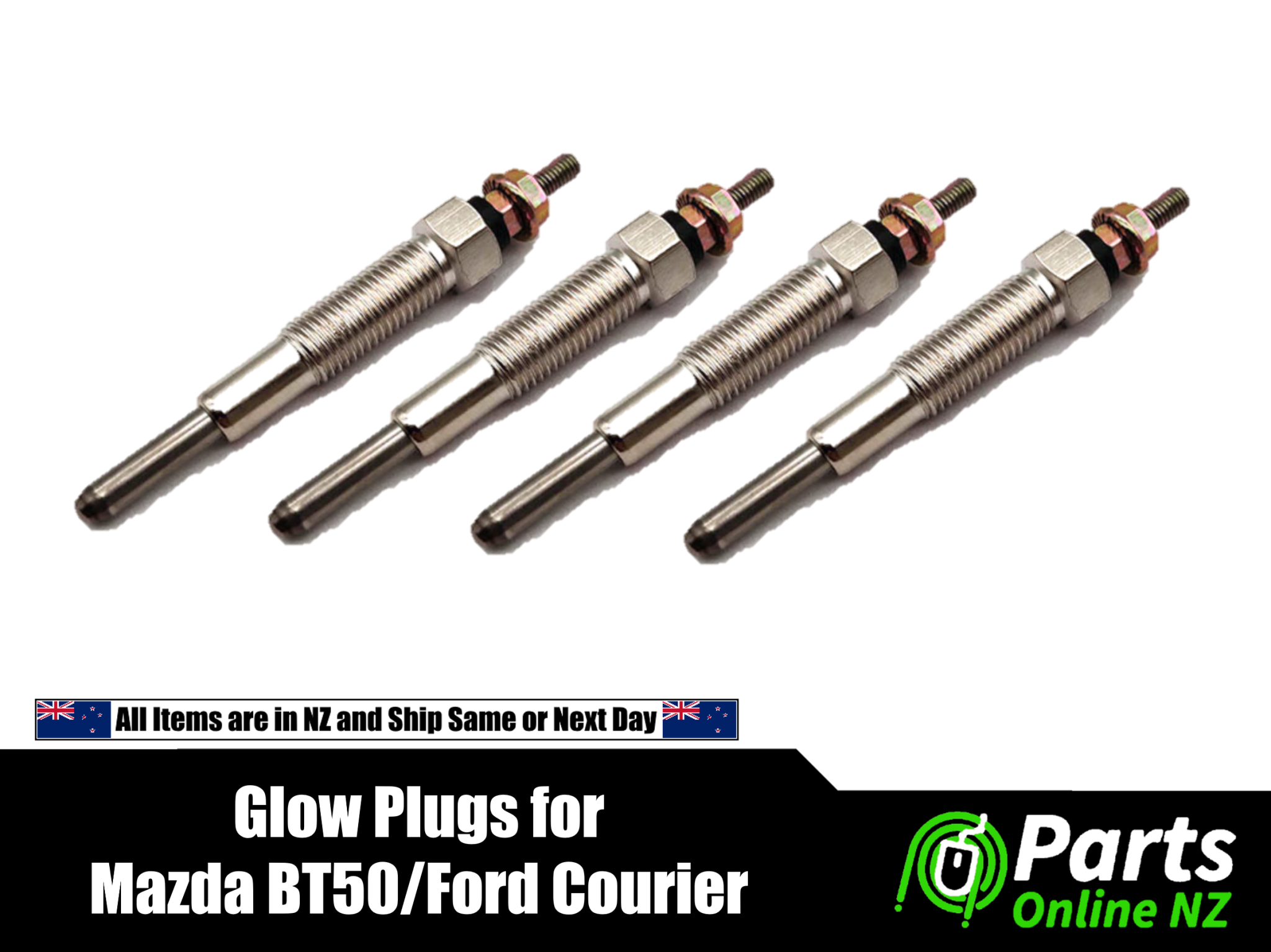 4Pcs Diesel Heater Glow Plugs For MAZDA FORD BT50 Courier 2.5 D Parts Online NZ