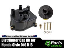 Load image into Gallery viewer, Distributor Cap & Rotor Ignition Kit Civic CRX b16a1 d16 30103P08003 30102P54006