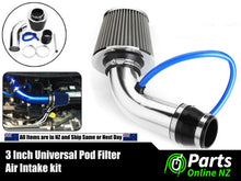 Load image into Gallery viewer, 3 Inch Universal Car Pod Filter Air Intake Aluminum Induction Pipe Kit & Hoses