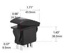 Load image into Gallery viewer, Waterproof Rocker Switch REAR ROOF LIGHT for 4WD Off Road Marine
