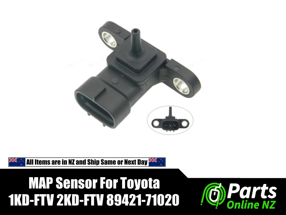 Map B9121 MAP Sensor For Toyota 1KD-FTV 2KD-FTV 89421-71020 – Parts Online NZ