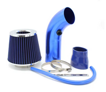 Load image into Gallery viewer, 3 Inch Universal Car Pod Filter Air Intake Aluminum Induction Pipe Kit &amp; Hoses

