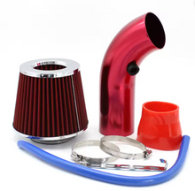 Load image into Gallery viewer, 3 Inch Universal Car Pod Filter Air Intake Aluminum Induction Pipe Kit &amp; Hoses
