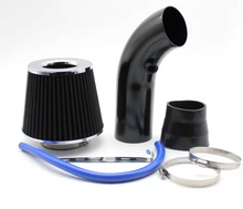 Load image into Gallery viewer, 3 Inch Universal Car Pod Filter Air Intake Aluminum Induction Pipe Kit &amp; Hoses
