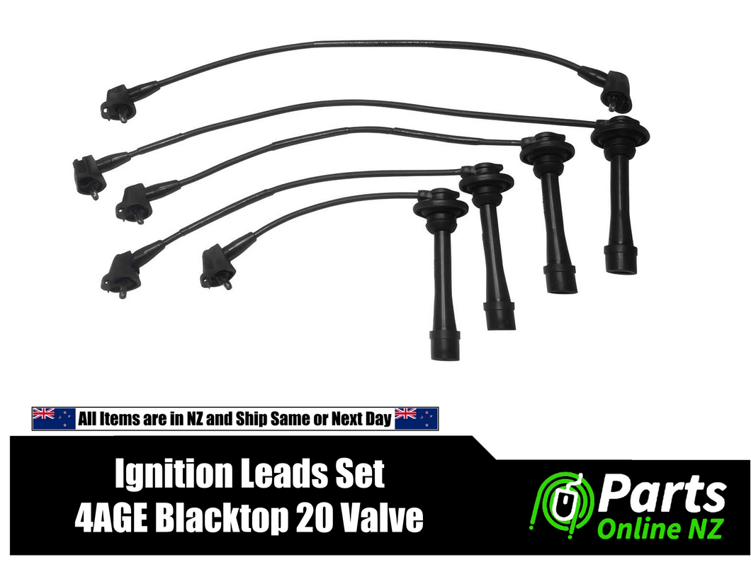 Genuine Toyota Ignition Leads Set - 4AGE Blacktop 20 Valve - 90919-29275