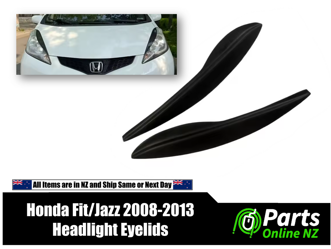Fibreglass Headlight Covers / Eyebrows – Honda Fit GE8 (2008-2013)