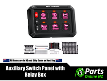 Load image into Gallery viewer, RGB 6 Gang Auxiliary Switch Panel – 12V / 24V
