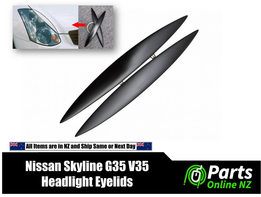Headlight Covers/Eyebrows – Nissan Skyline G35 Sedan V35 (2002-2007)