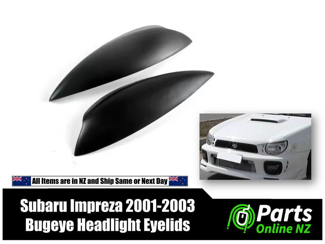 Fibreglass Headlight Covers / Eyebrows – Subaru Impreza (2001-2003)