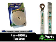Aerofast Tow Strap, Tow Rope, Tow Strop - 4m, 4000kg