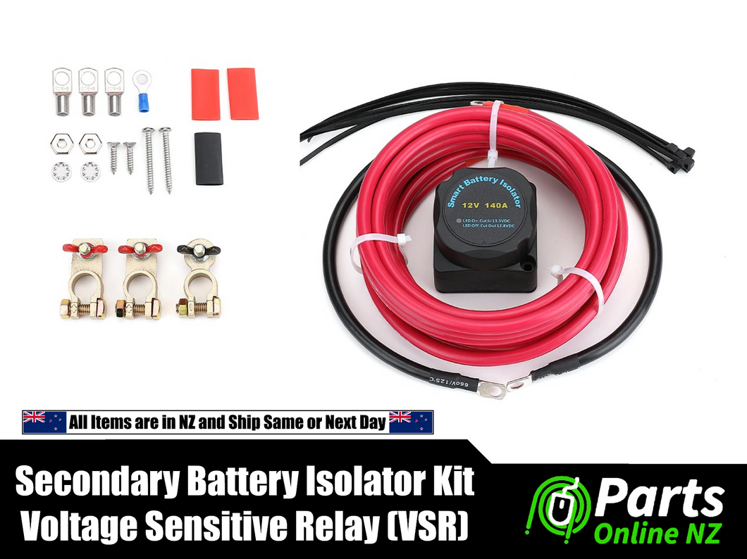 Battery Isolator for 12V 4WD Secondary Battery VSR Voltage Sensitive Relay Kit