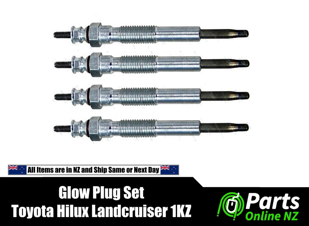 4pcs Glow Plug TOYOTA 1KZ 1-KZ 1-KZTE Diesel Landcruiser Hilux Hiace