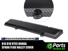 Load image into Gallery viewer, B16 B18 VTEC SPARK PLUG VALLEY COVER For Honda Carbon Fiber look/style
