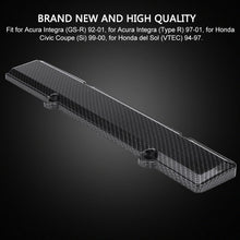 Load image into Gallery viewer, B16 B18 VTEC SPARK PLUG VALLEY COVER For Honda Carbon Fiber look/style
