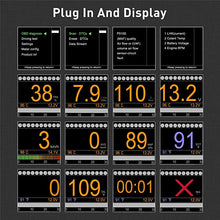 Load image into Gallery viewer, OBD2 OBDII Multifunction Gauge and Code Reader AUTOOL X60 Boost, volt, temp etc
