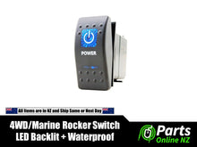Load image into Gallery viewer, Waterproof Rocker Switch Waterproof Rocker Switch POWER for 4WD Off Road Marinefor 4WD Off Road Marine
