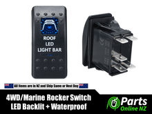 Load image into Gallery viewer, Waterproof Rocker Switch ROOF LED LIGHT BAR for 4WD Off Road Marine
