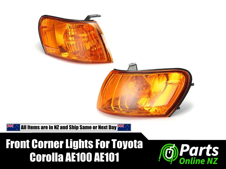 Front Corner Lamp Lights for Toyota Corolla AE100 AE101 (Pair)