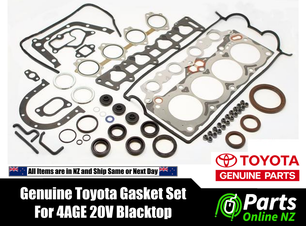 Full Gasket Set for 4AGE Blacktop 20v Levin Trueno Carib Genuine Toyota Parts