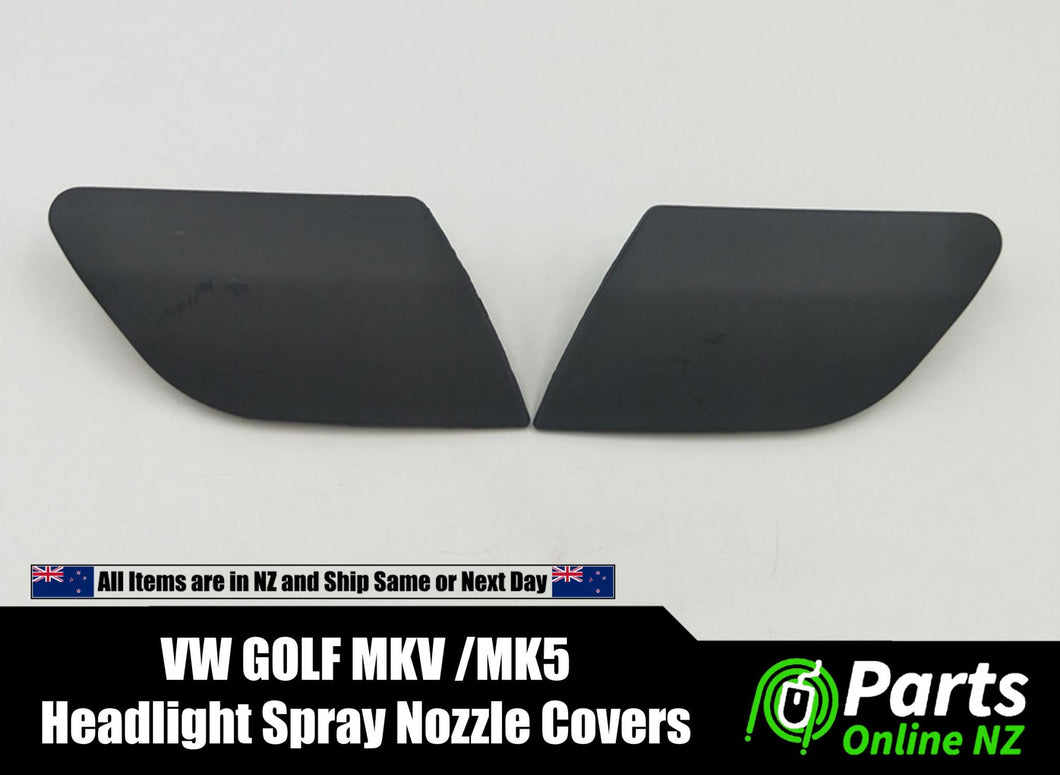 VW Golf MK5 MKV Headlight Washer Nozzle Spray Jet Cover (pair)