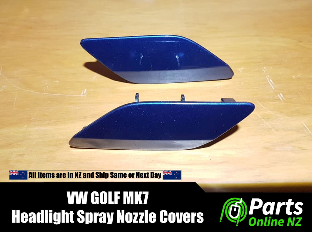 VW Golf MK7 Headlight Washer Nozzle Spray Jet Cover (pair)