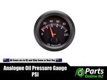 Load image into Gallery viewer, 2 inch 52mm PSI Oil Pressure Gauge Kit Analogue
