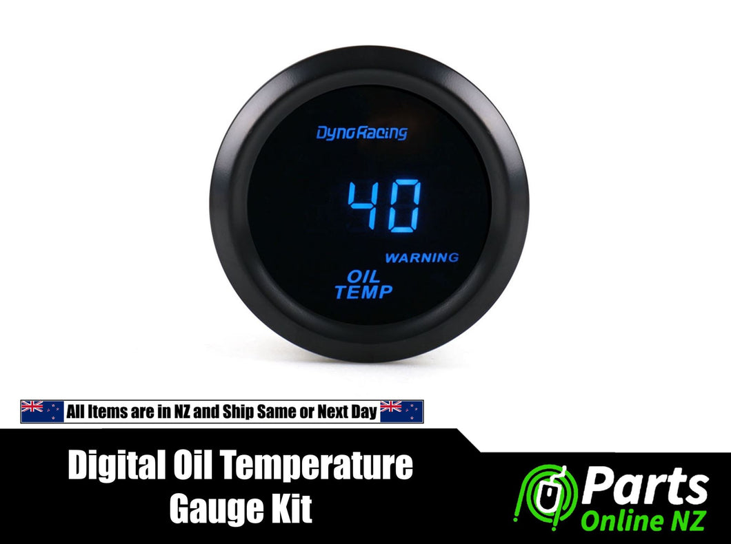 Digital Oil Temperature Gauge and Sensor Kit 52MM 2