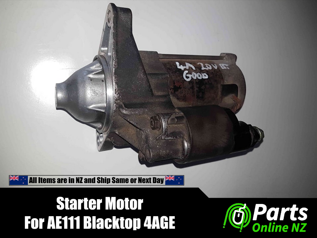 4AGE 20V 4A-GE Blacktop Starter Motor AE111 Levin Trueno