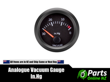 Load image into Gallery viewer, 52mm 2&quot; 12V Vacuum Pressure Gauge Meter Kit Analogue

