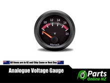 Load image into Gallery viewer, 52mm 2&quot; 12V Voltage Gauge Meter Kit Analogue
