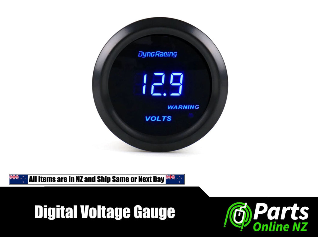 Digital Voltage Gauge Kit 52MM 2
