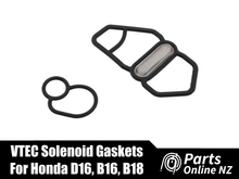 Load image into Gallery viewer, Upper + Lower VTEC Solenoid Gasket Kit for Honda D16 B16 B18

